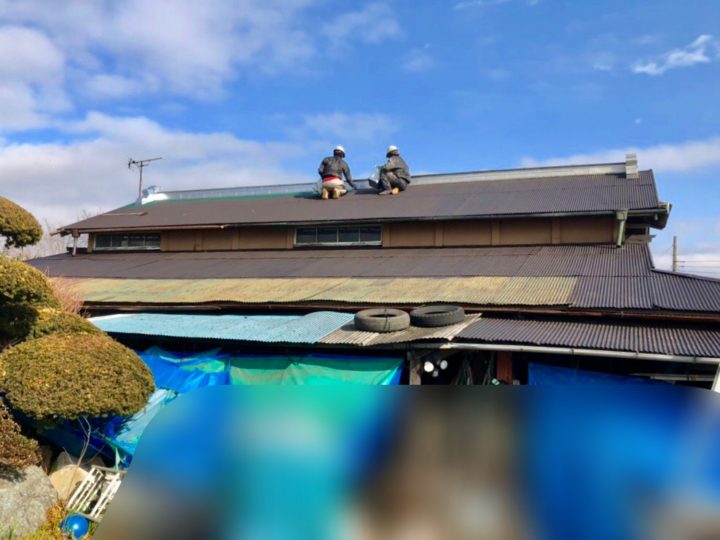 厚木市　Ｙ様邸　納屋トタン屋根塗装