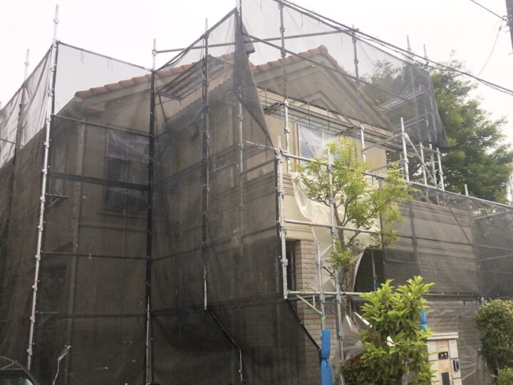 小平市　Y様邸　外壁塗装・ベランダFRP防水工事