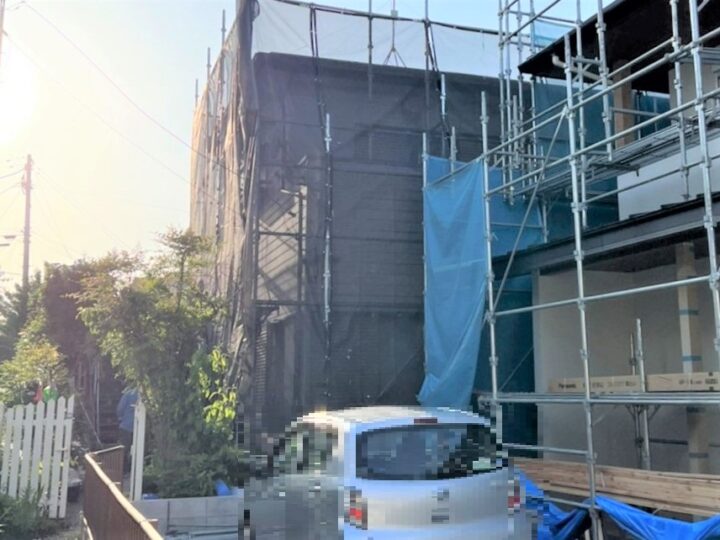【施工中】秦野市　F様邸　屋根外壁塗装工事
